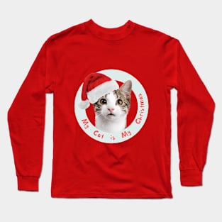 My cat is my christmas Long Sleeve T-Shirt